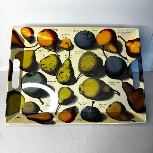 John Derian Target Pear Melamine Large Rectangular Serving Tray Fall Fruit - Picture 1 of 11